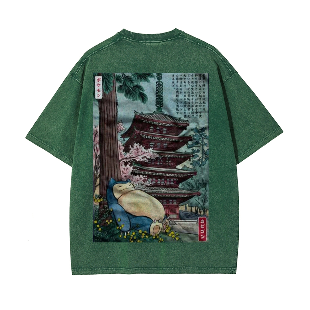 Snorlax Shirt, Pokemon Shirt, Anime Shirt, graphic Tee