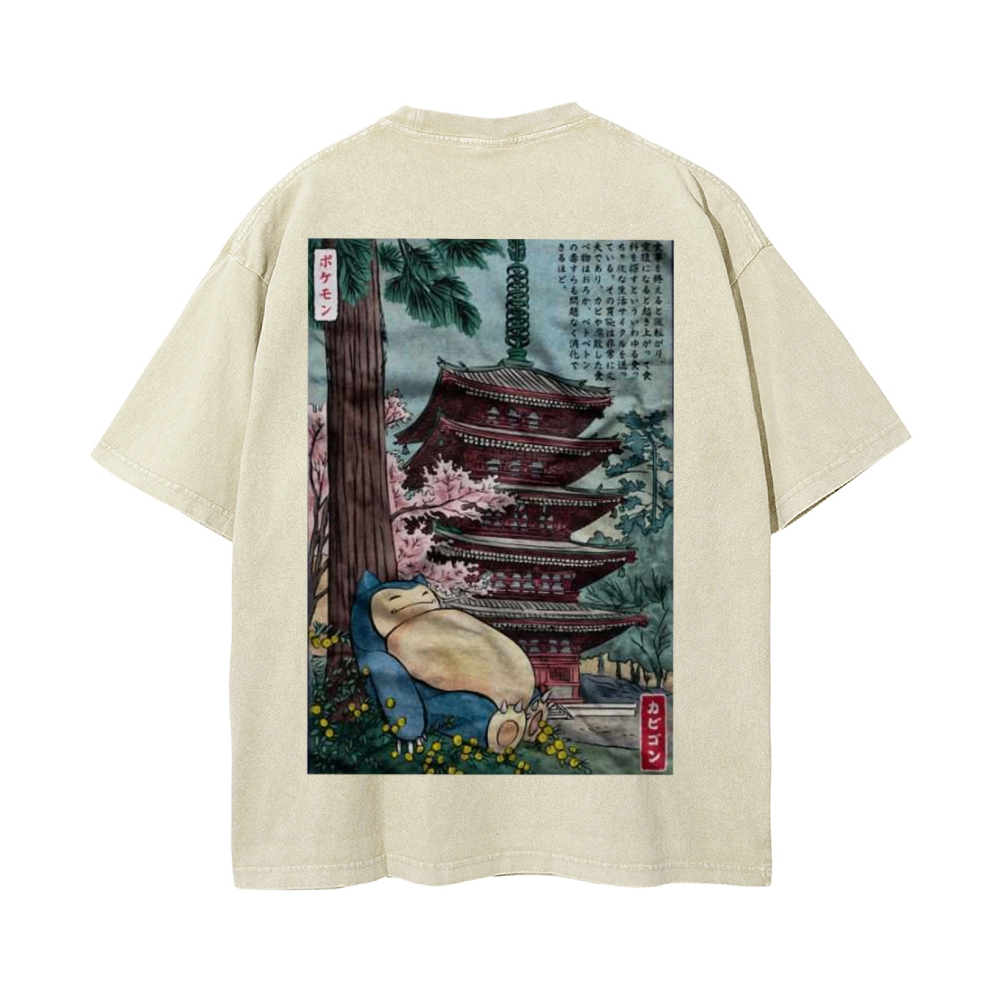 Snorlax Shirt, Pokemon Shirt, Anime Shirt, graphic Tee