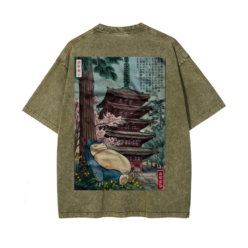 Snorlax Shirt, Pokemon Shirt, Anime Shirt, graphic Tee