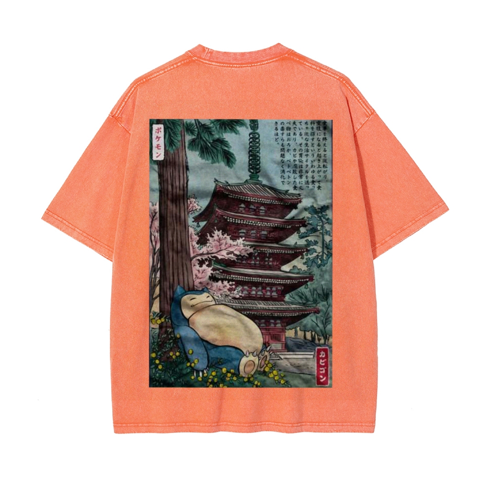 Snorlax Shirt, Pokemon Shirt, Anime Shirt, graphic Tee