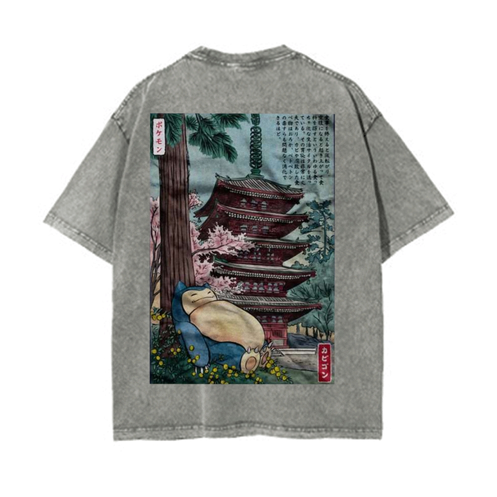 Snorlax Shirt, Pokemon Shirt, Anime Shirt, graphic Tee