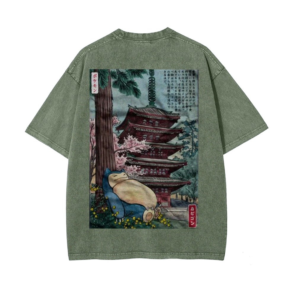 Snorlax Shirt, Pokemon Shirt, Anime Shirt, graphic Tee