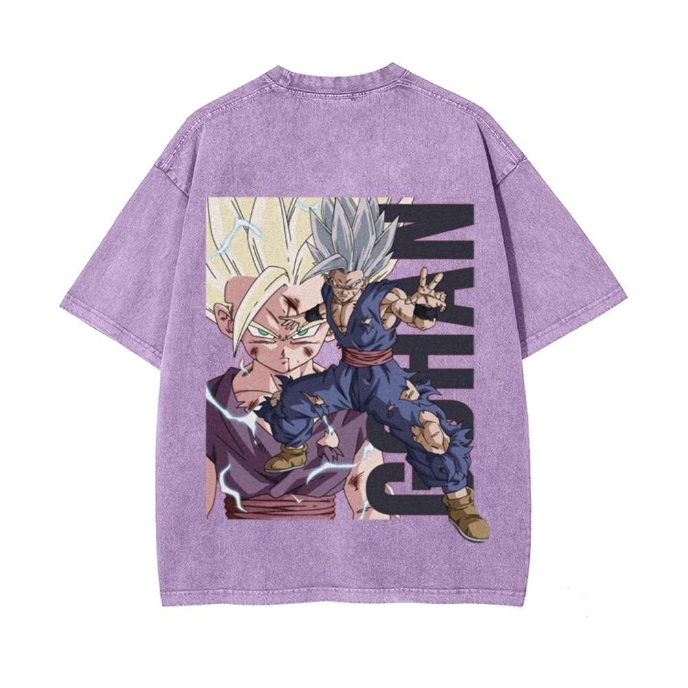 Son Gohan Vintage Oversized T-Shirt | Dragon Ball Super