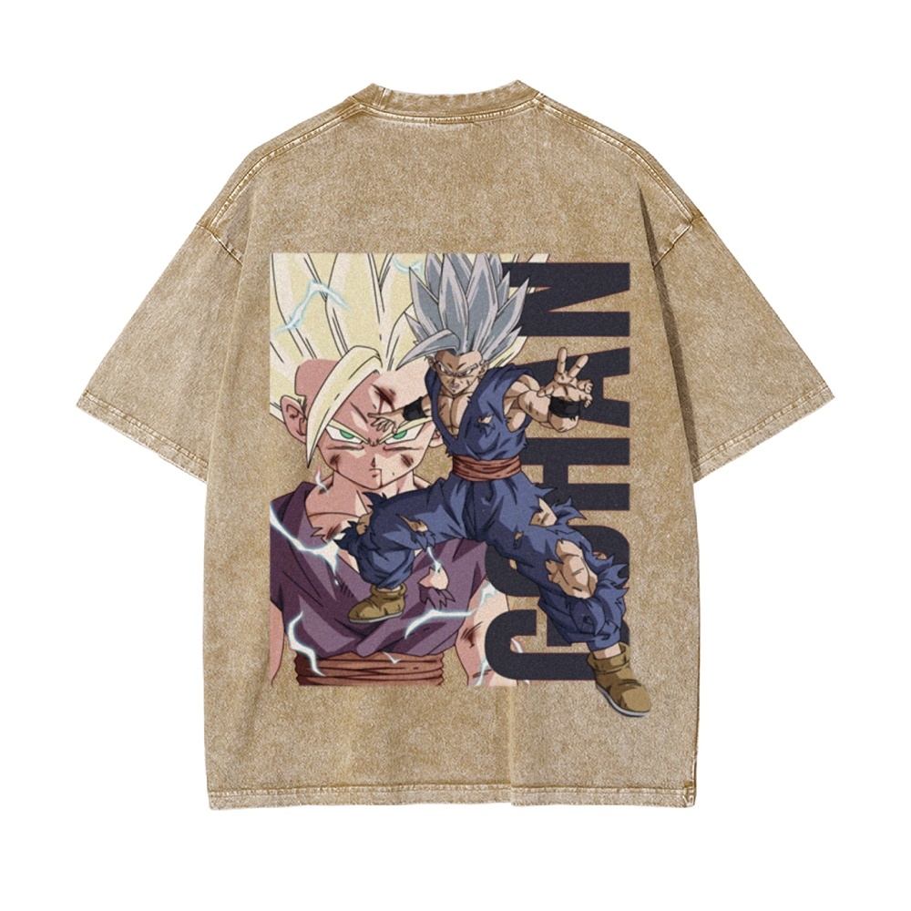 Son Gohan Vintage Oversized T-Shirt | Dragon Ball Super