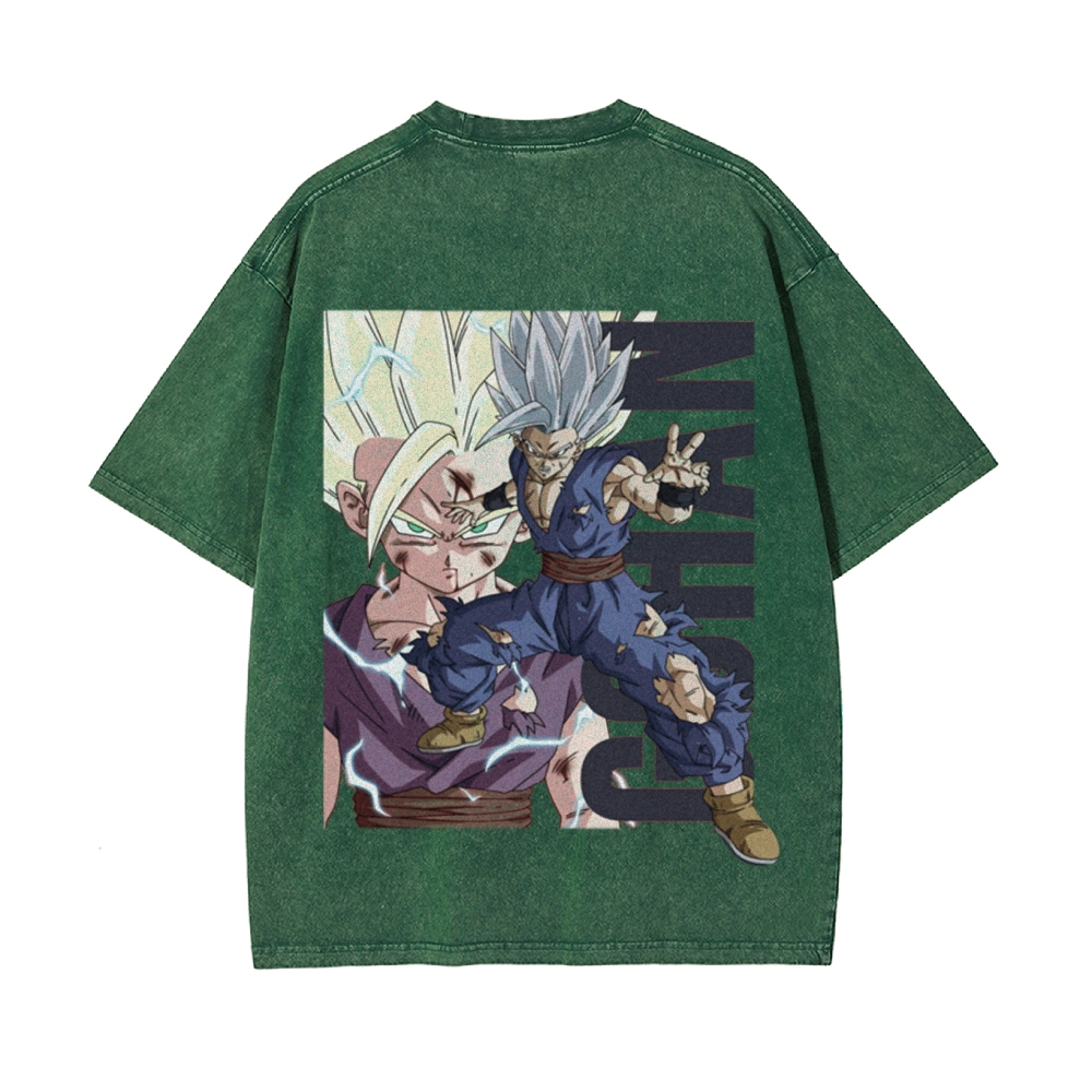 Son Gohan Vintage Oversized T-Shirt | Dragon Ball Super