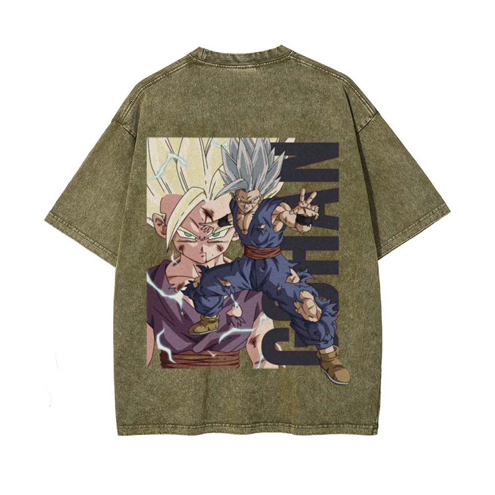 Son Gohan Vintage Oversized T-Shirt | Dragon Ball Super