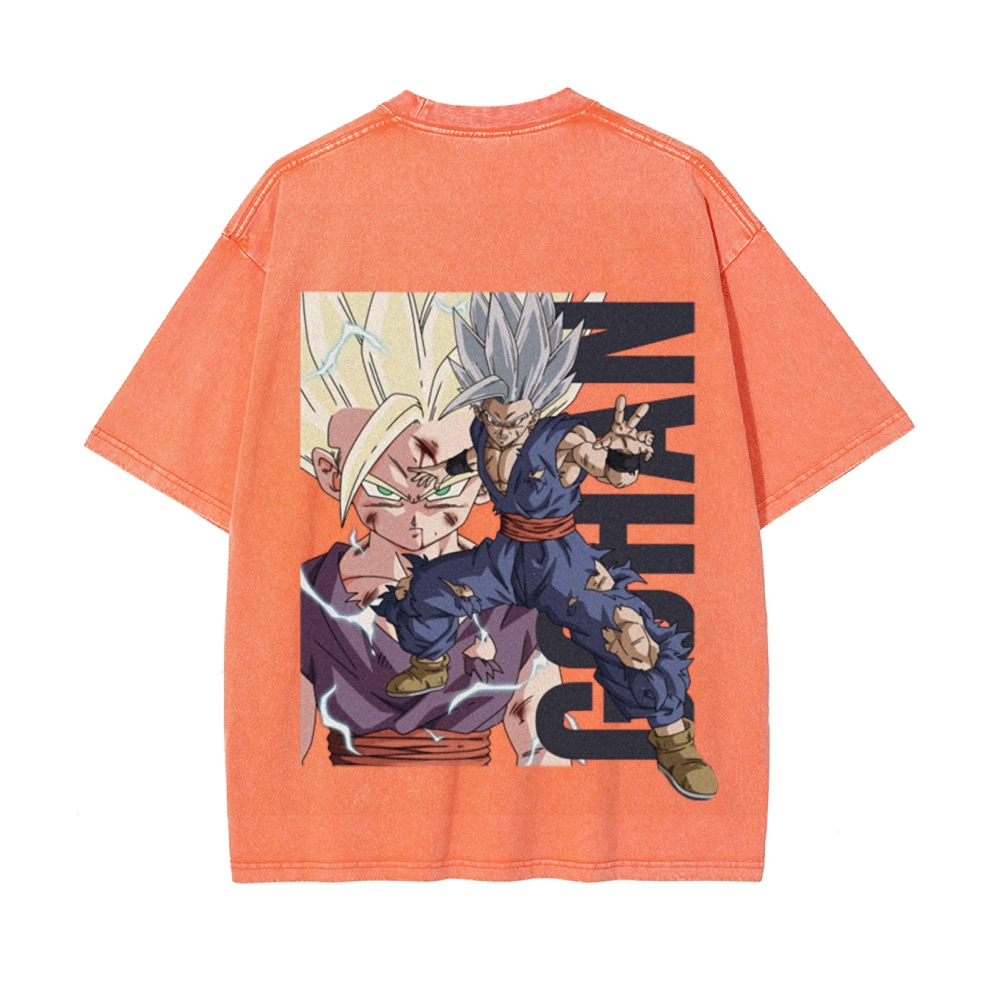 Son Gohan Vintage Oversized T-Shirt | Dragon Ball Super
