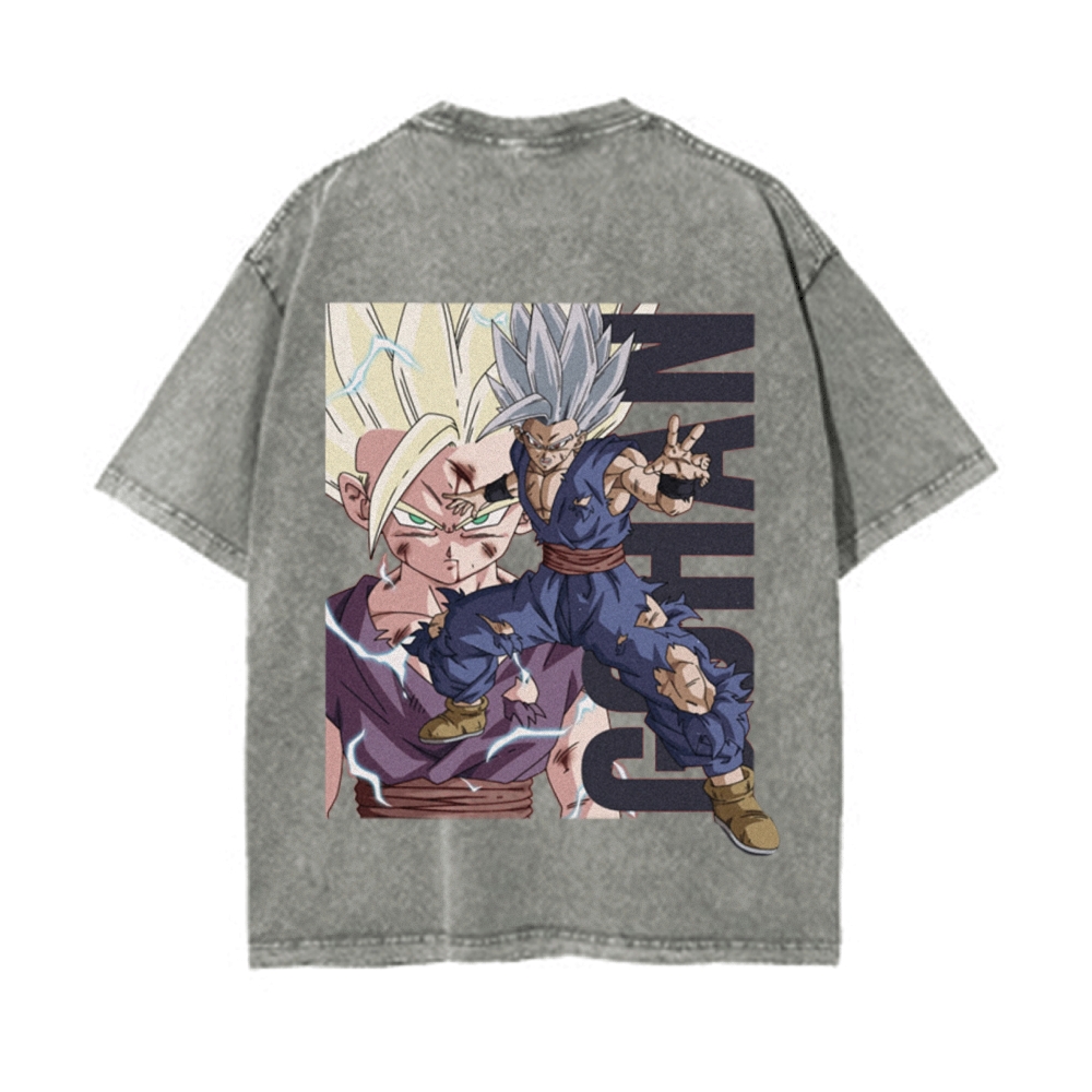 Son Gohan Vintage Oversized T-Shirt | Dragon Ball Super