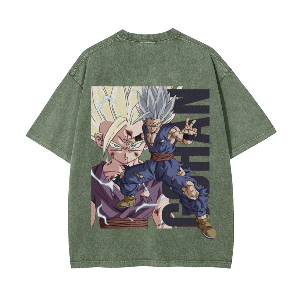 Son Gohan Vintage Oversized T-Shirt | Dragon Ball Super