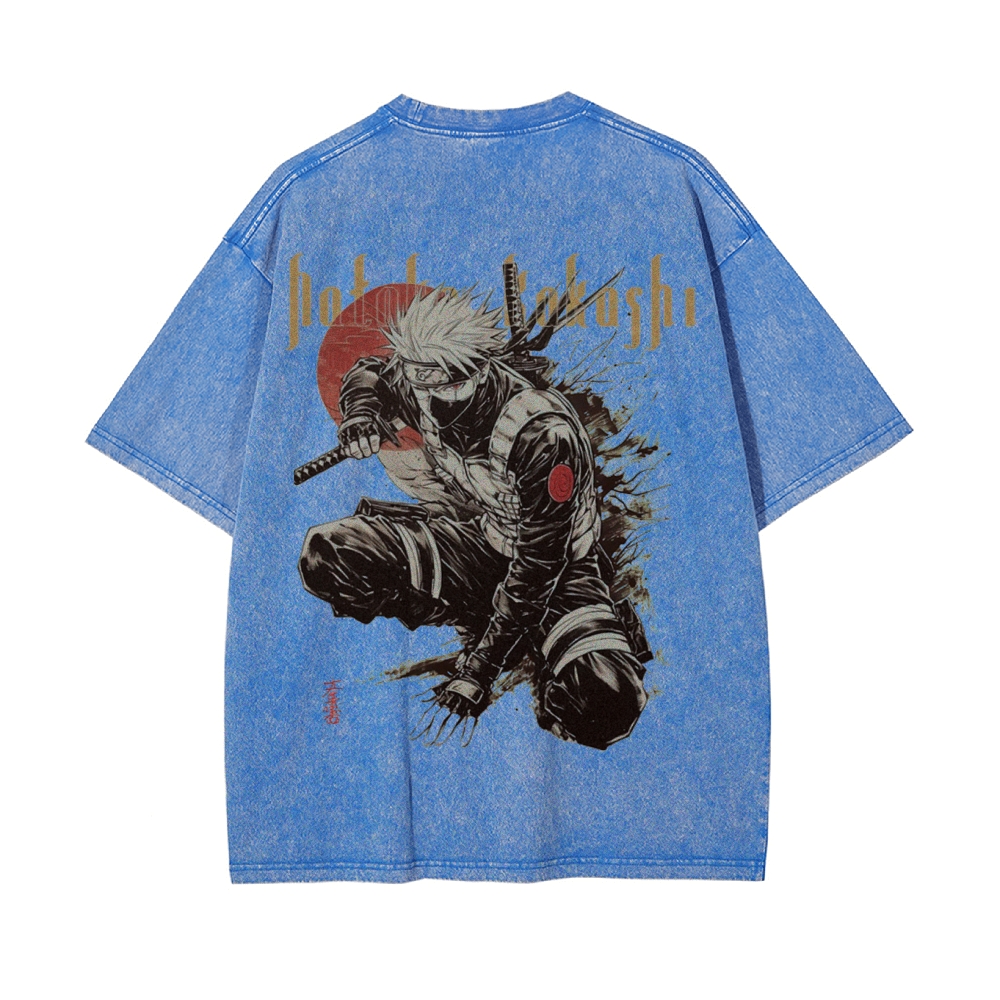 Kakashi Hatake Vintage Oversized T-Shirt | NARUTO