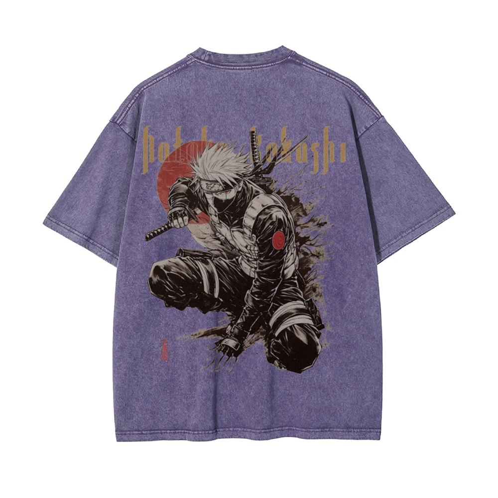 Kakashi Hatake Vintage Oversized T-Shirt | NARUTO