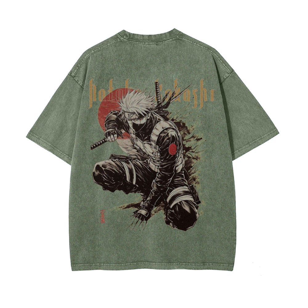 Kakashi Hatake Vintage Oversized T-Shirt | NARUTO