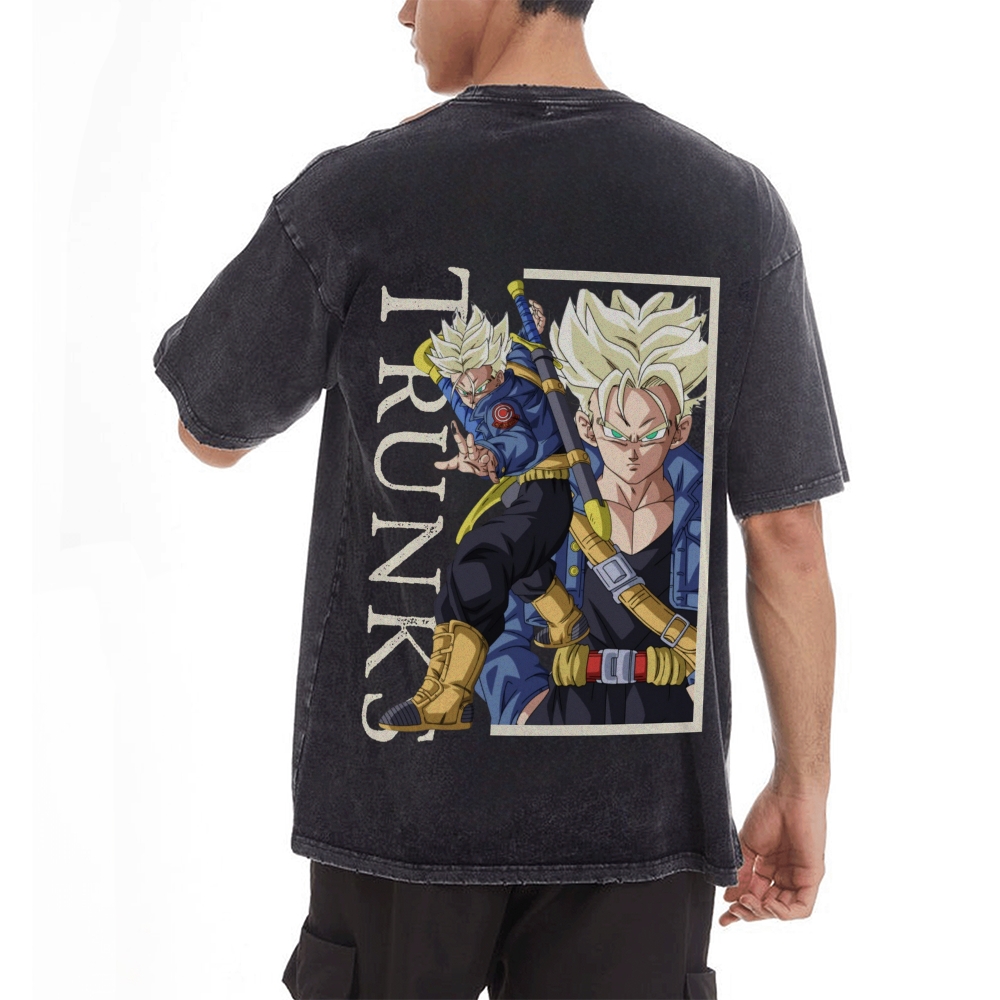 Trunks Vintage Oversized T-Shirt Dragon Ball Super