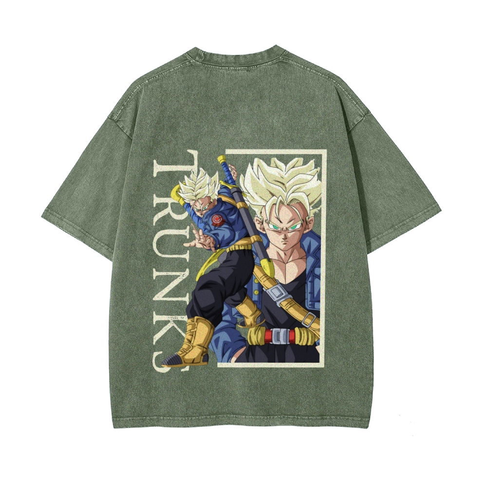 Trunks Vintage Oversized T-Shirt Dragon Ball Super
