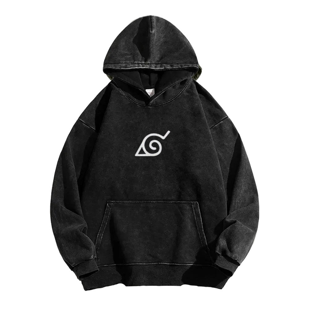 Kakashi Hatake Casual Washed Hoodie | NARUTO