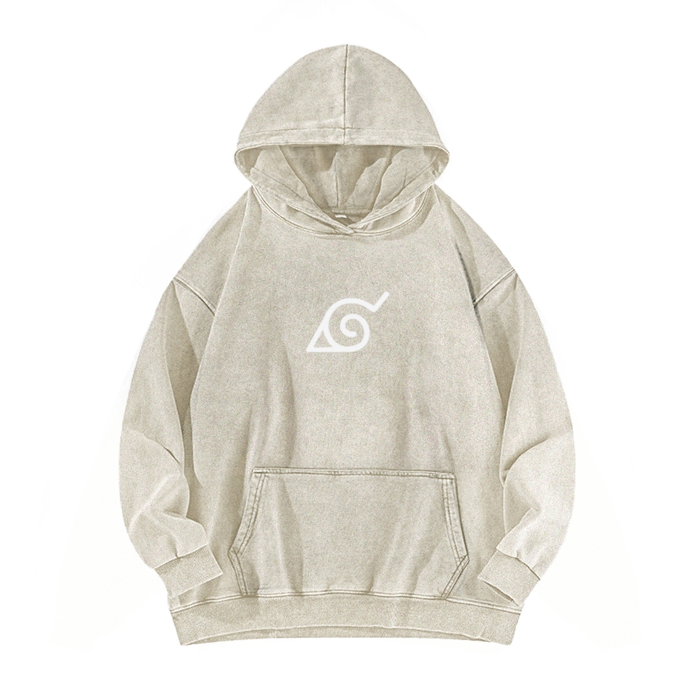 Kakashi Hatake Casual Washed Hoodie | NARUTO