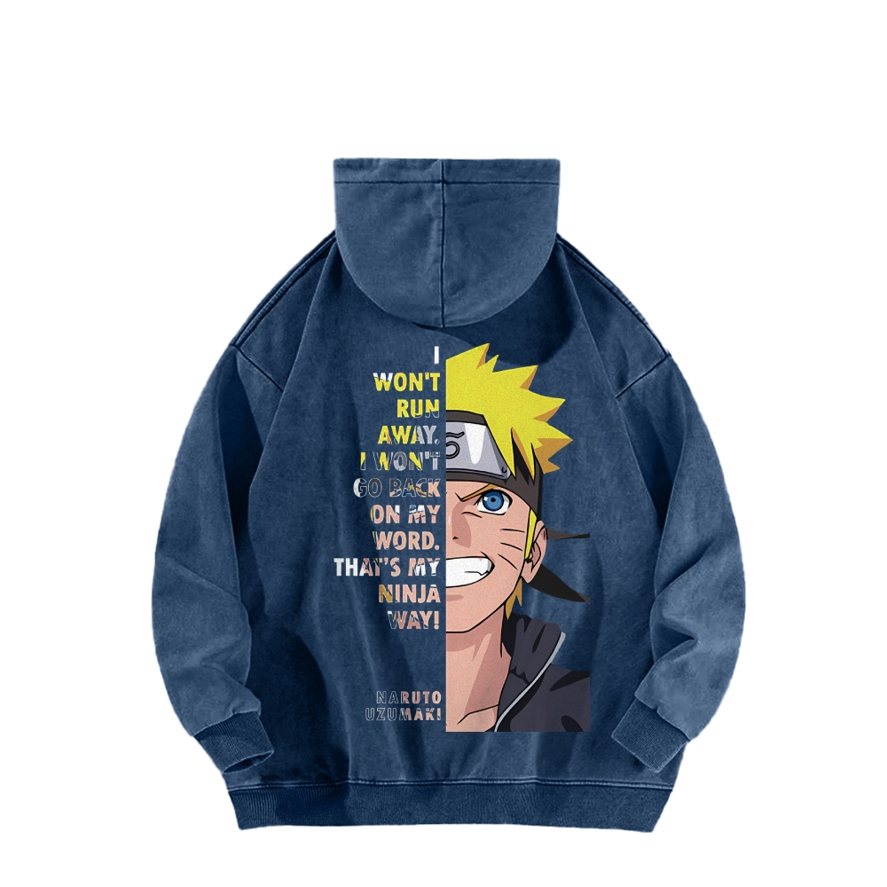 Naruto Vintage Oversized Hoodie | Naruto