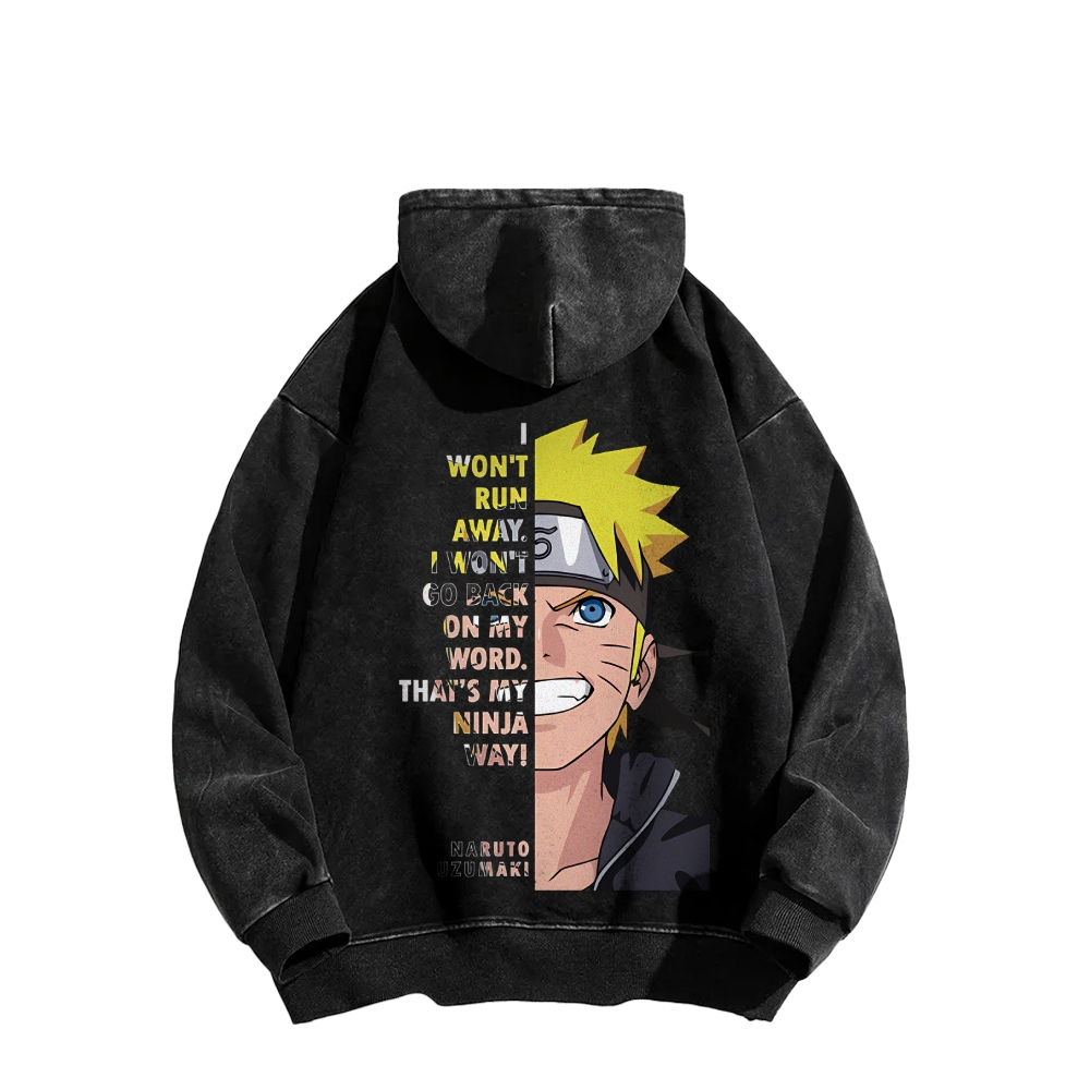 Naruto Vintage Oversized Hoodie | Naruto