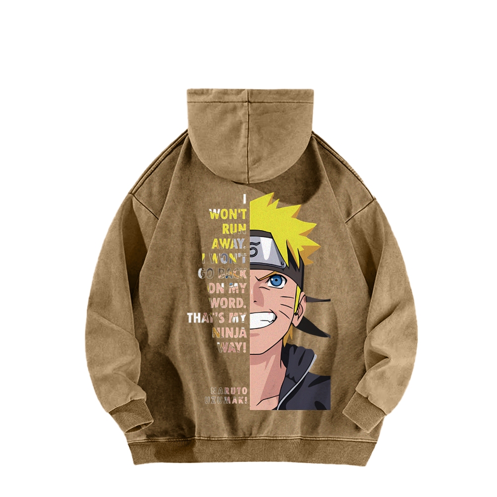 Naruto Vintage Oversized Hoodie | Naruto