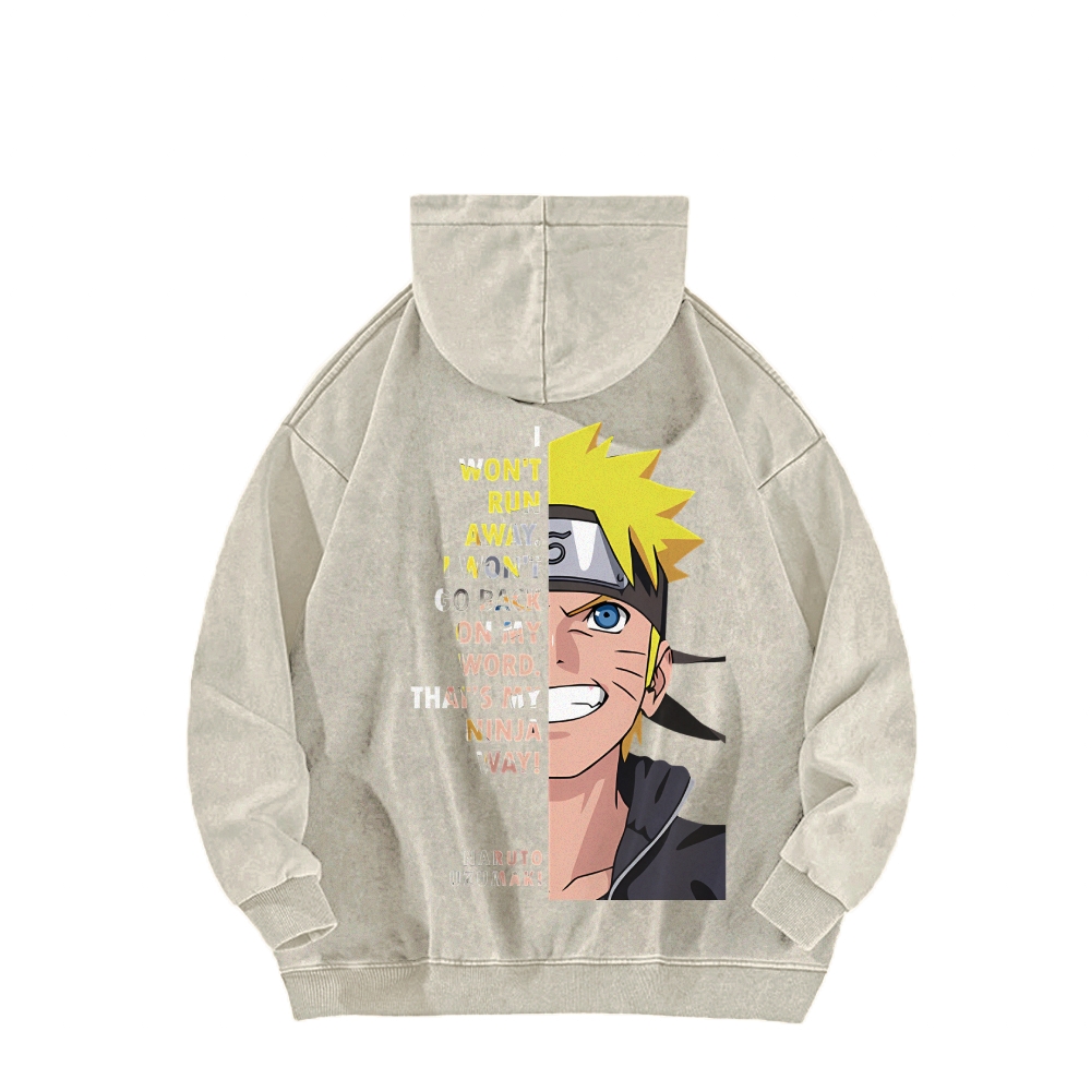 Naruto Vintage Oversized Hoodie | Naruto