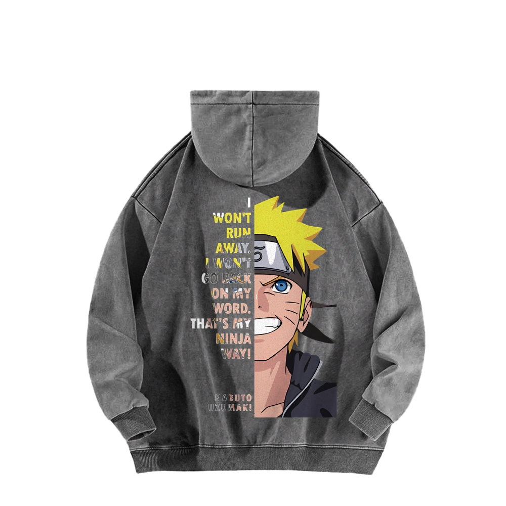 Naruto Vintage Oversized Hoodie | Naruto