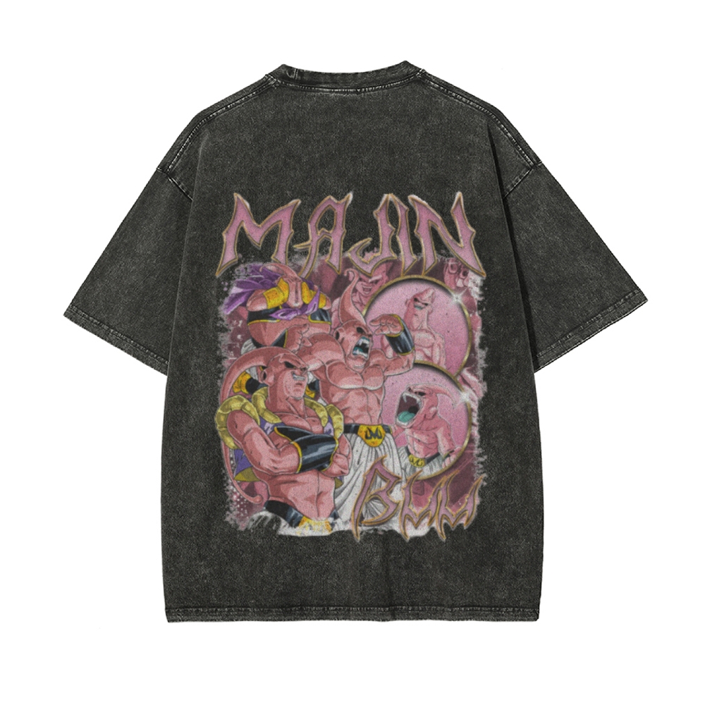 Majin Buu Vintage Oversized T-Shirt | Dragon Ball Super