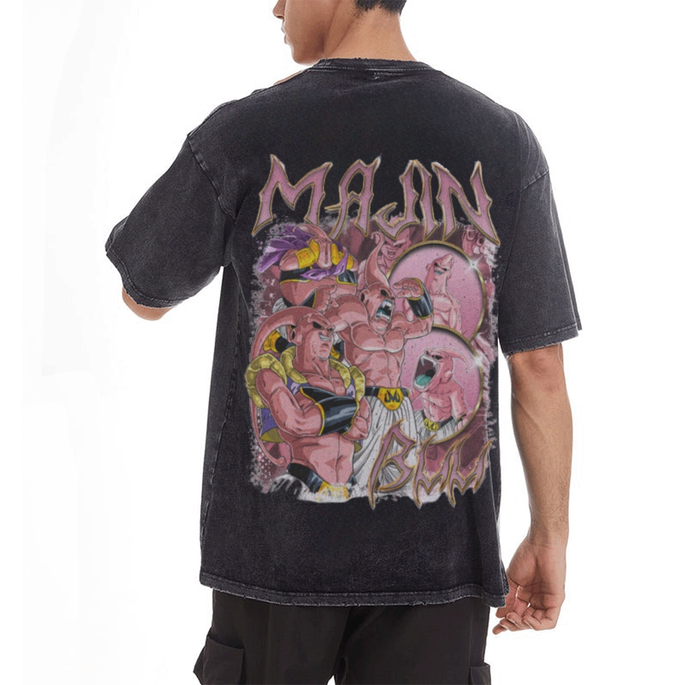 Majin Buu Vintage Oversized T-Shirt | Dragon Ball Super