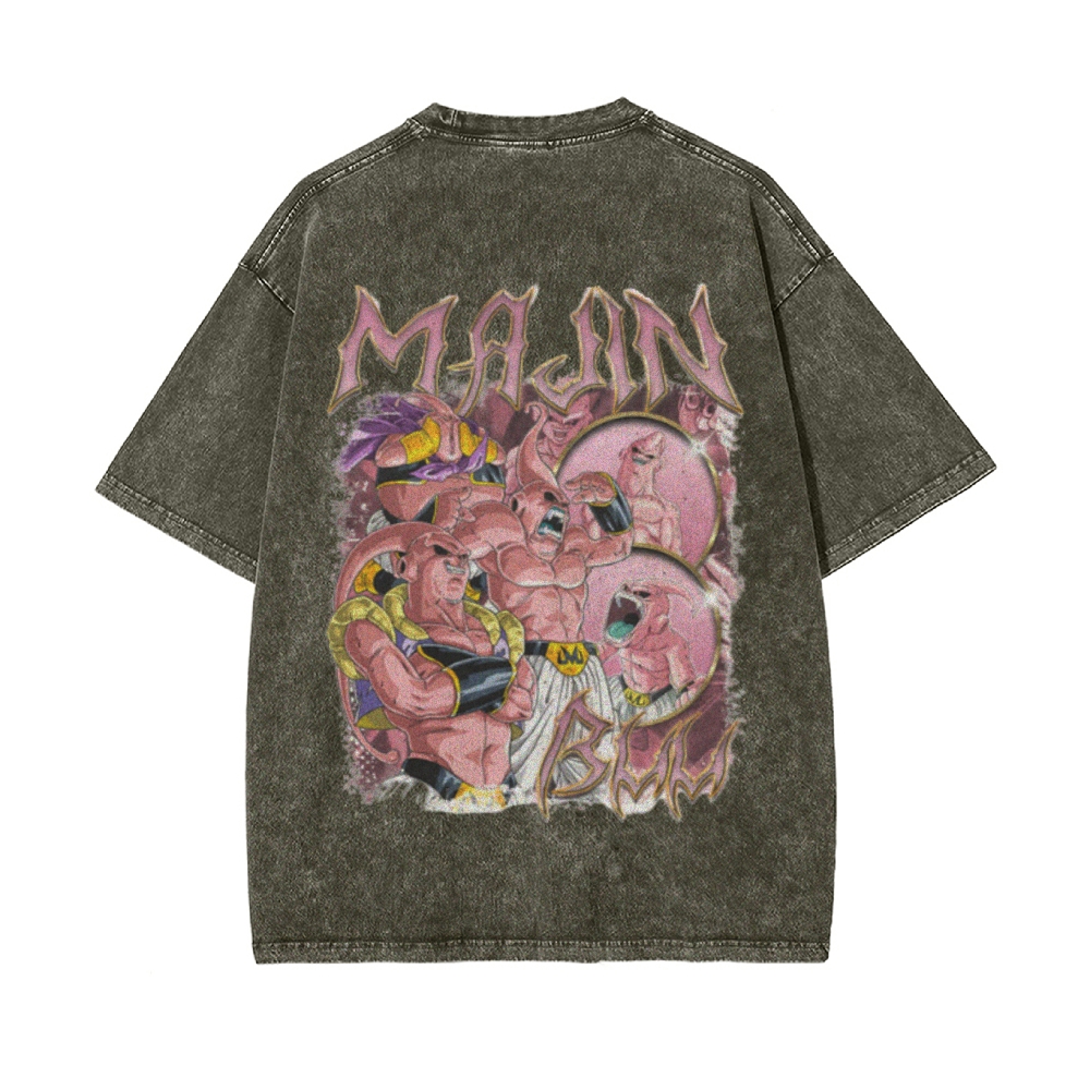 Majin Buu Vintage Oversized T-Shirt | Dragon Ball Super
