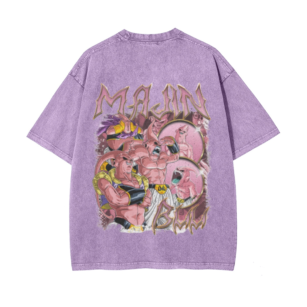 Majin Buu Vintage Oversized T-Shirt | Dragon Ball Super