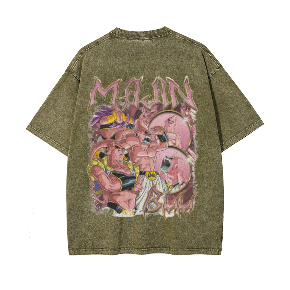 Majin Buu Vintage Oversized T-Shirt | Dragon Ball Super