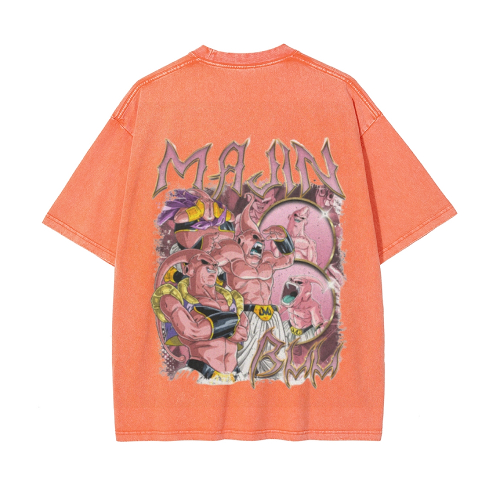Majin Buu Vintage Oversized T-Shirt | Dragon Ball Super