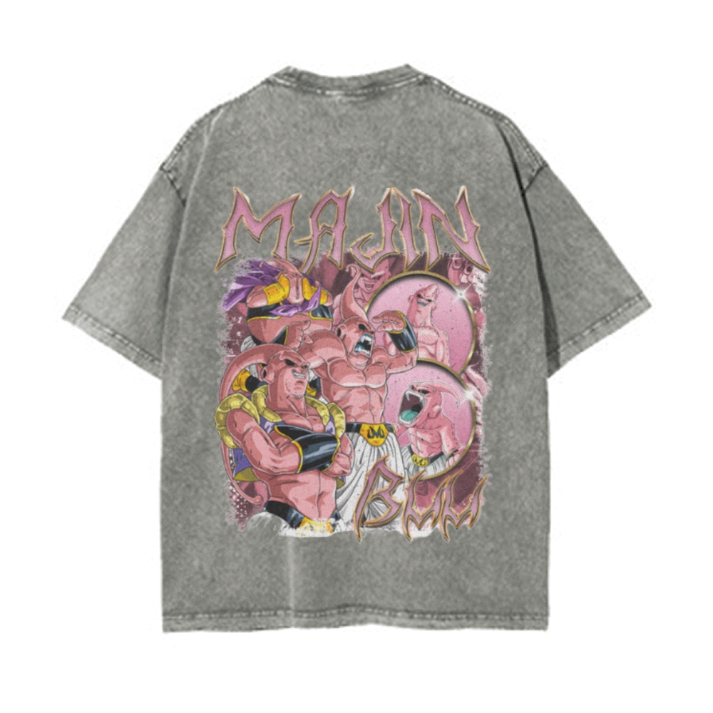 Majin Buu Vintage Oversized T-Shirt | Dragon Ball Super