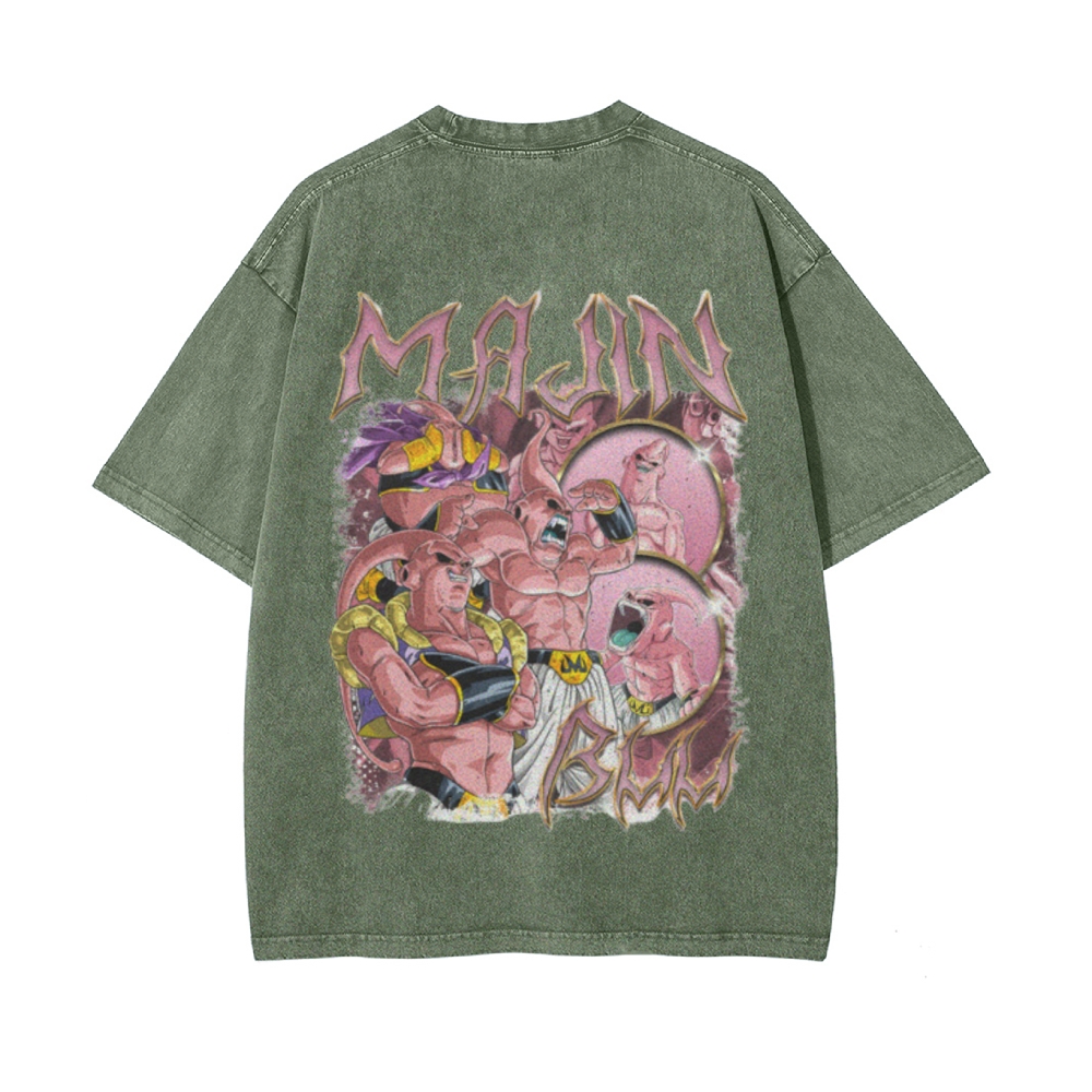 Majin Buu Vintage Oversized T-Shirt | Dragon Ball Super