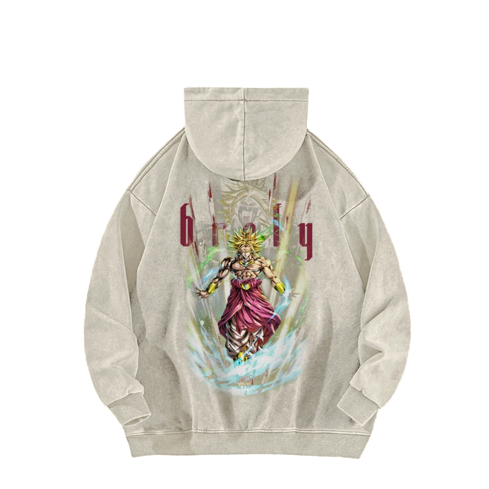 Casual Washed Hoodie 2410001520