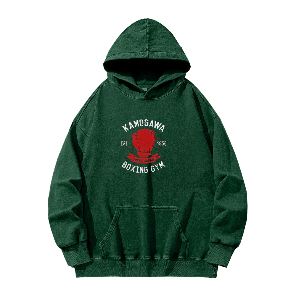 Boxer's Test Casual Washed Hoodie