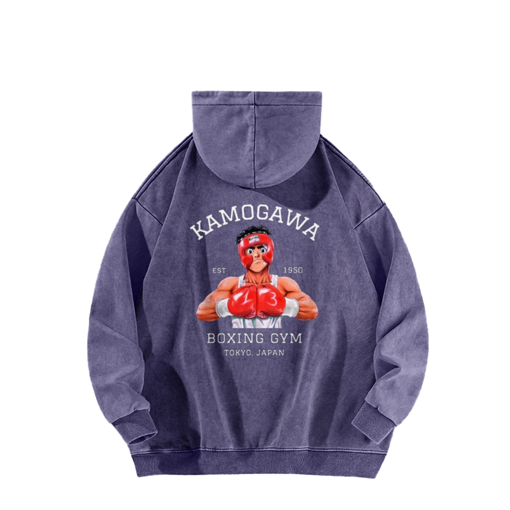 Boxer's Test Casual Washed Hoodie