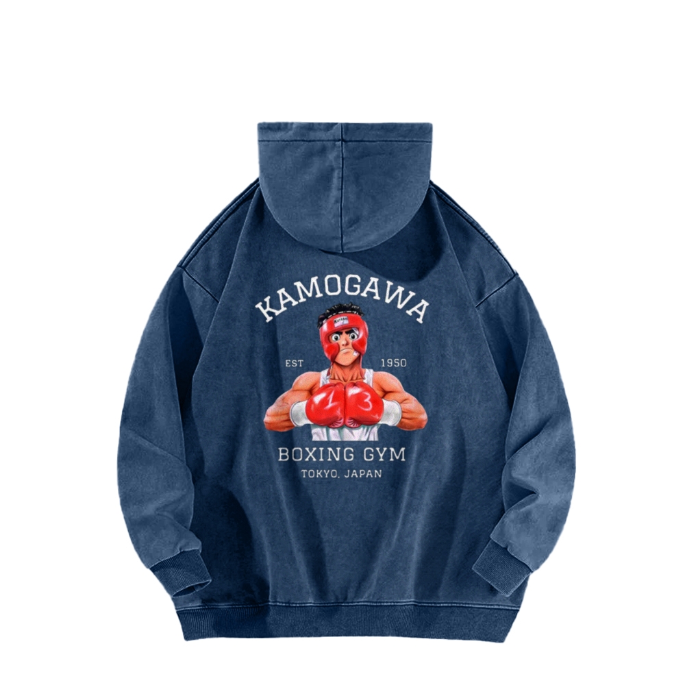 Boxer's Test Casual Washed Hoodie