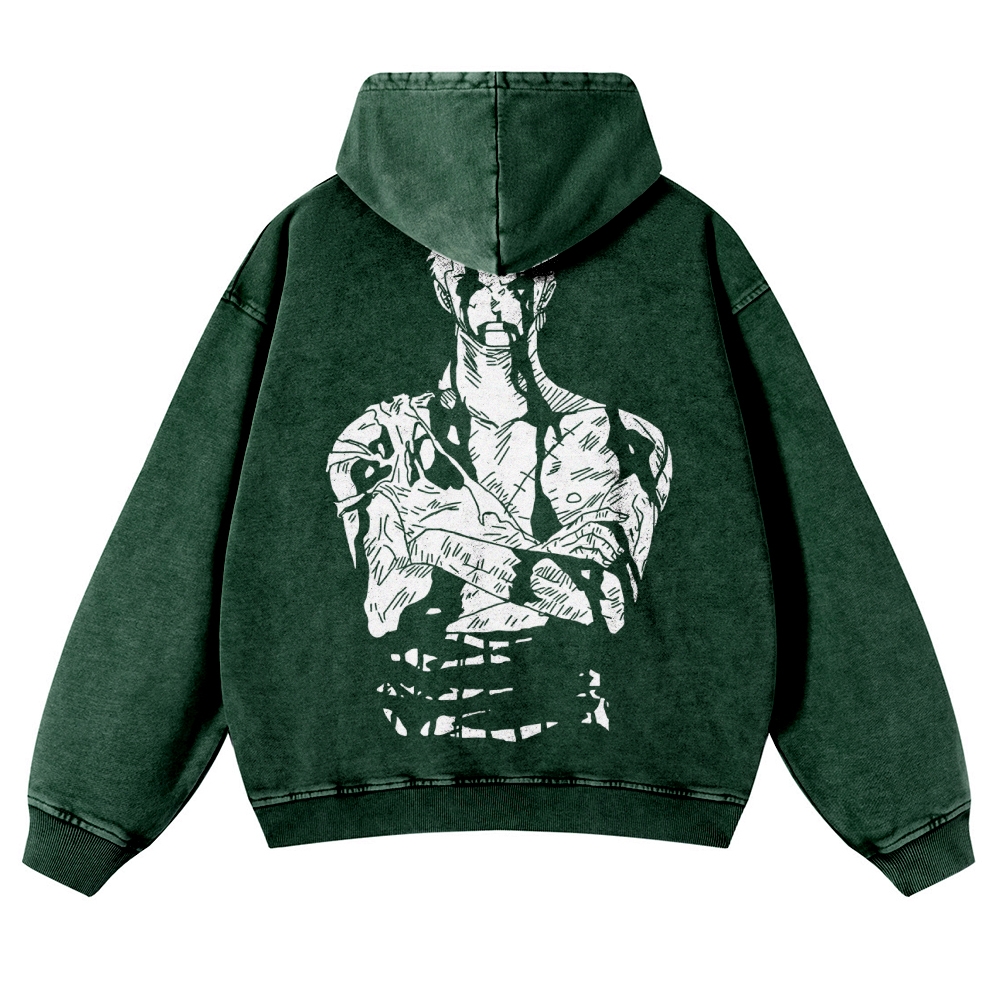 ZORO NOTHING HAPPENED VINTAGE HOODIE