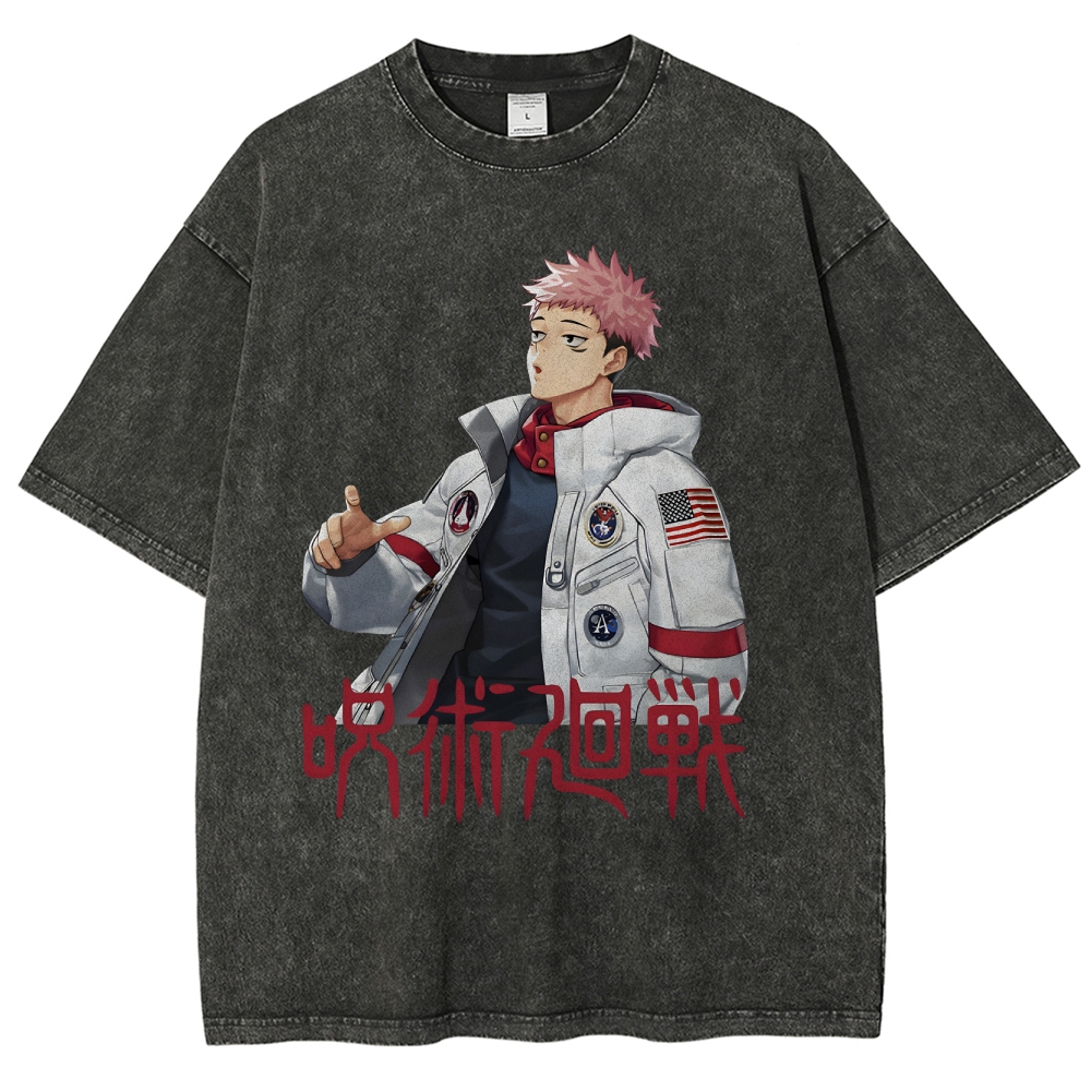 Yuji Itadori Vintage T-Shirt | Jujutsu Kaisen