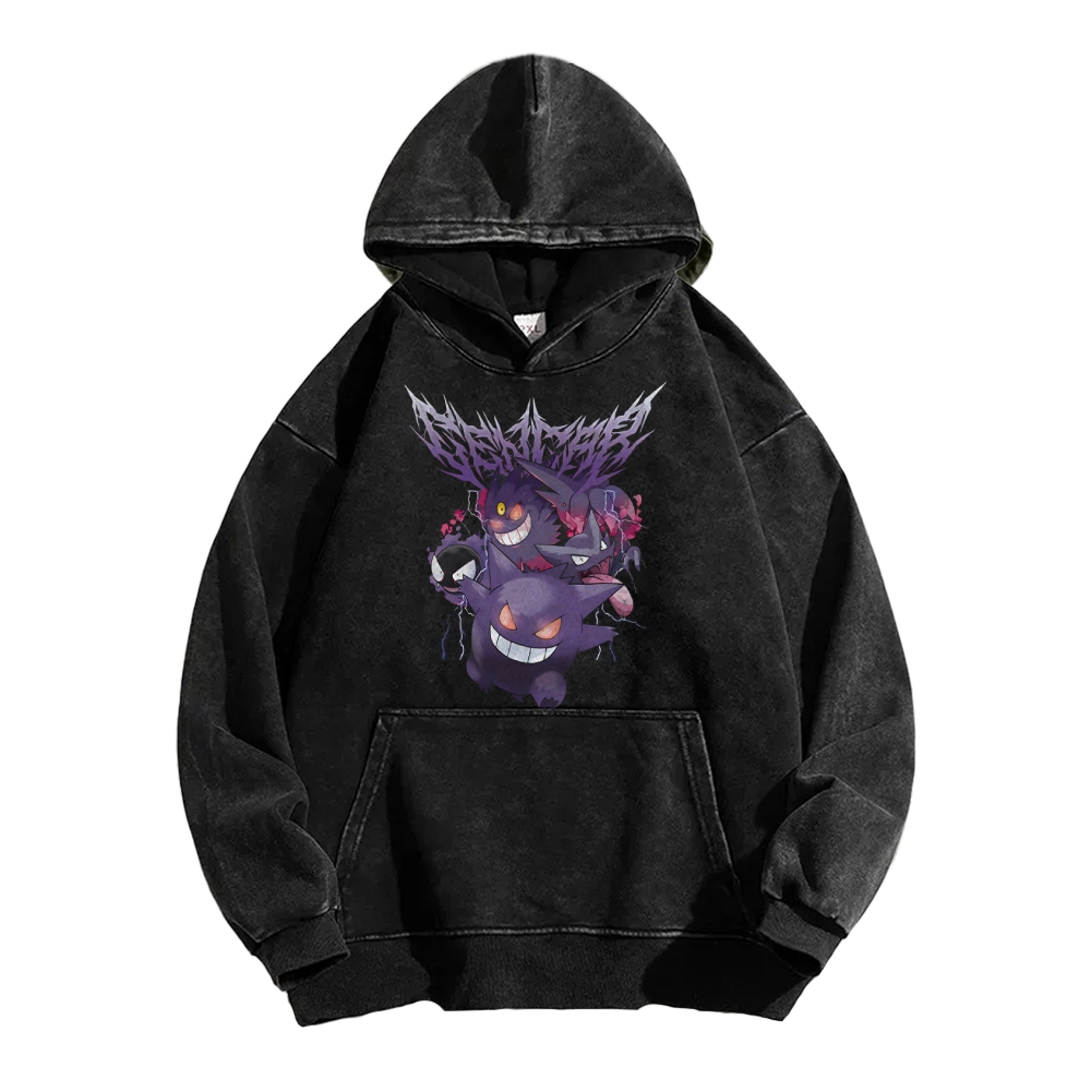 Ghost/Poison Type Vintage Hoodie