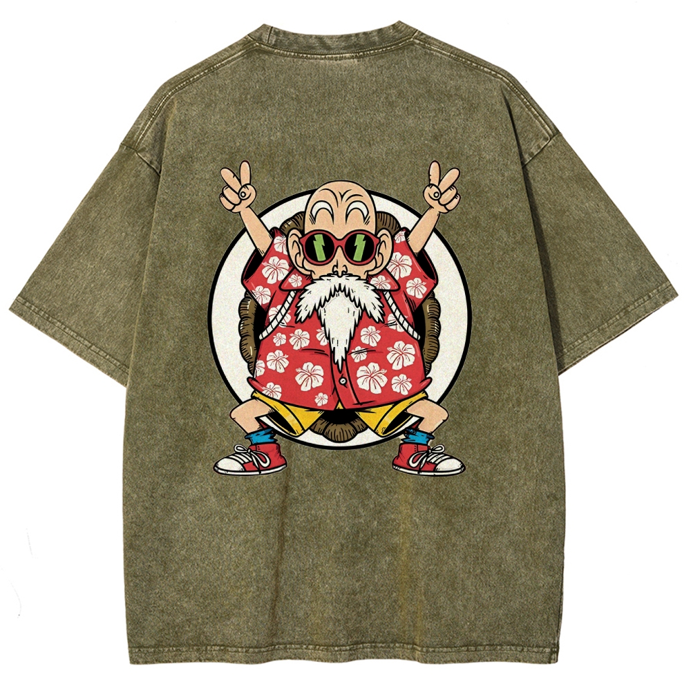 MASTER ROSHI Vintage Oversized T-Shirt | DRAGON BALL SUPER
