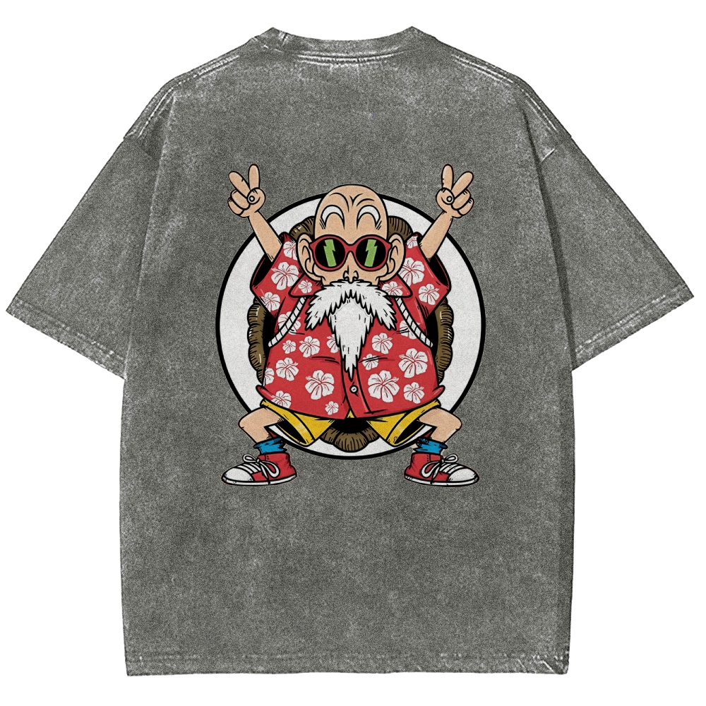 MASTER ROSHI Vintage Oversized T-Shirt | DRAGON BALL SUPER