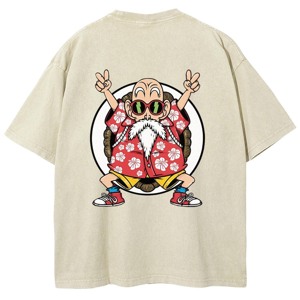 MASTER ROSHI Vintage Oversized T-Shirt | DRAGON BALL SUPER