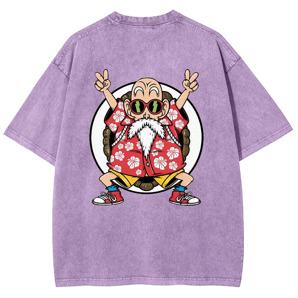 MASTER ROSHI Vintage Oversized T-Shirt | DRAGON BALL SUPER