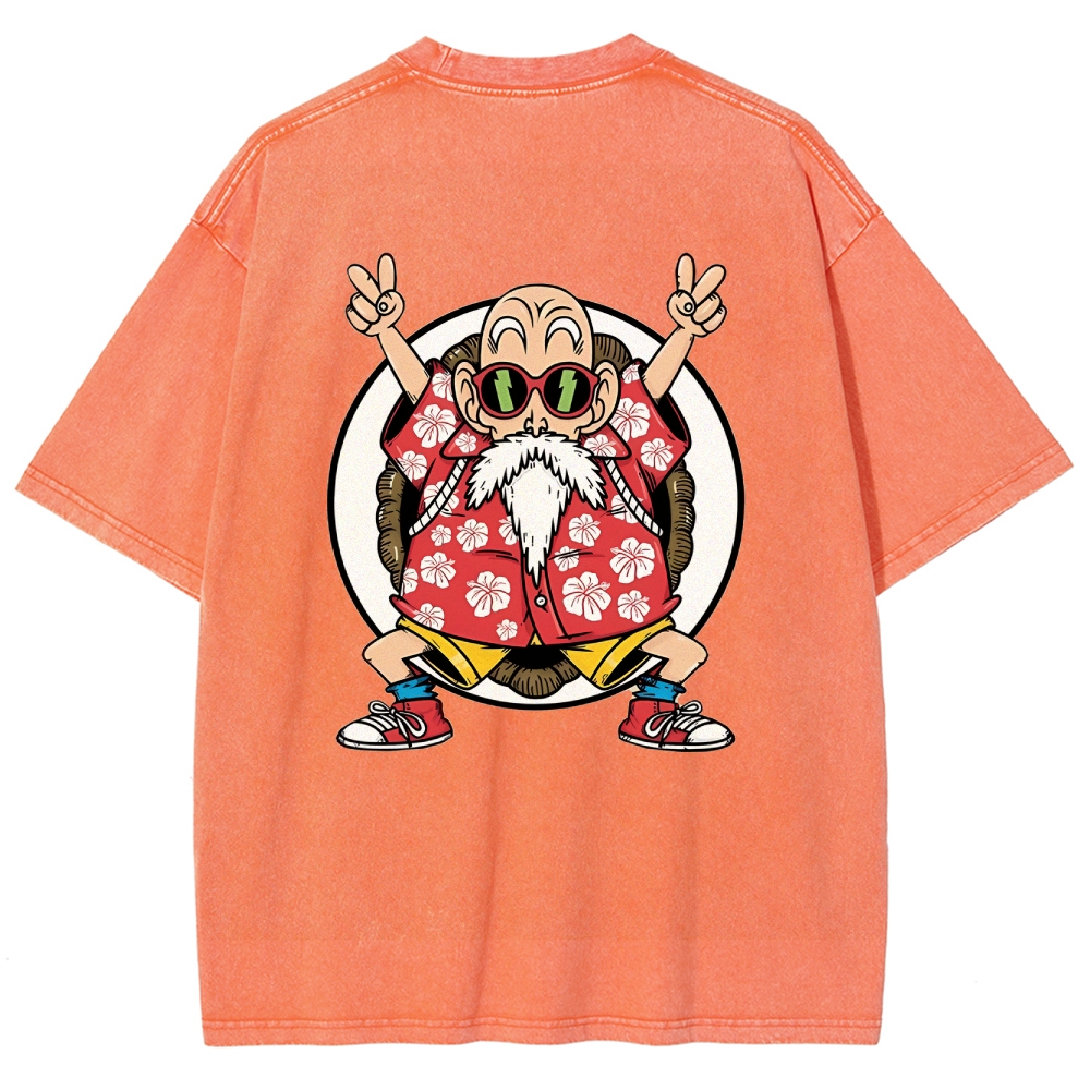MASTER ROSHI Vintage Oversized T-Shirt | DRAGON BALL SUPER