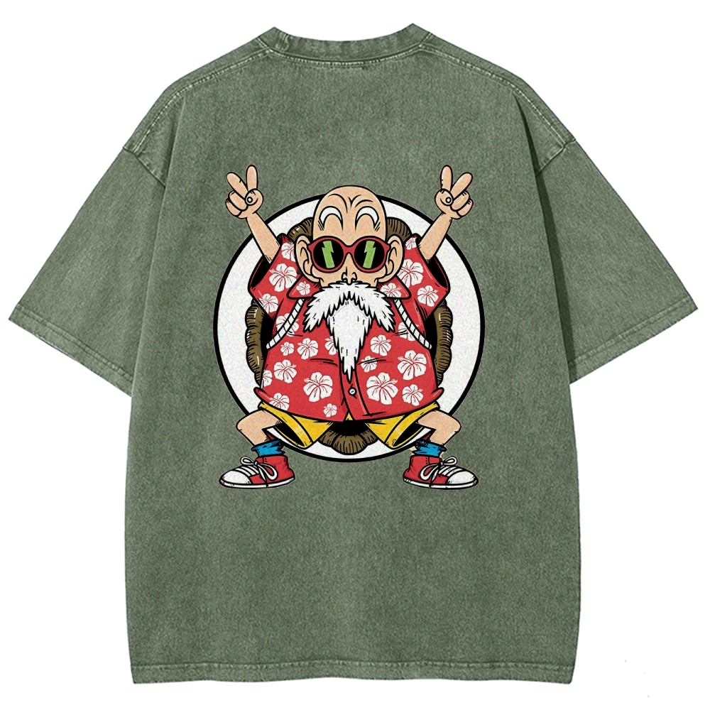 MASTER ROSHI Vintage Oversized T-Shirt | DRAGON BALL SUPER