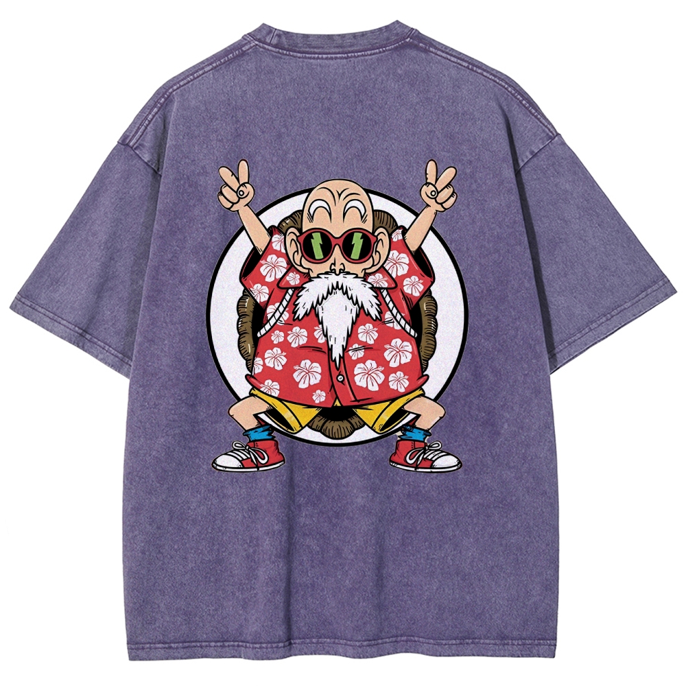 MASTER ROSHI Vintage Oversized T-Shirt | DRAGON BALL SUPER
