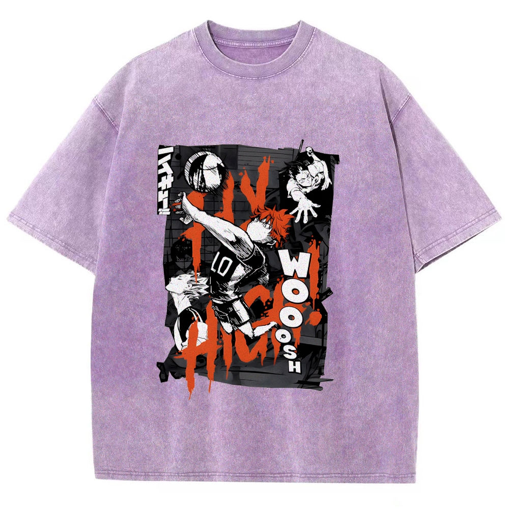 Shoyo Hinata Vintage Oversized T-Shirt | Haikyu