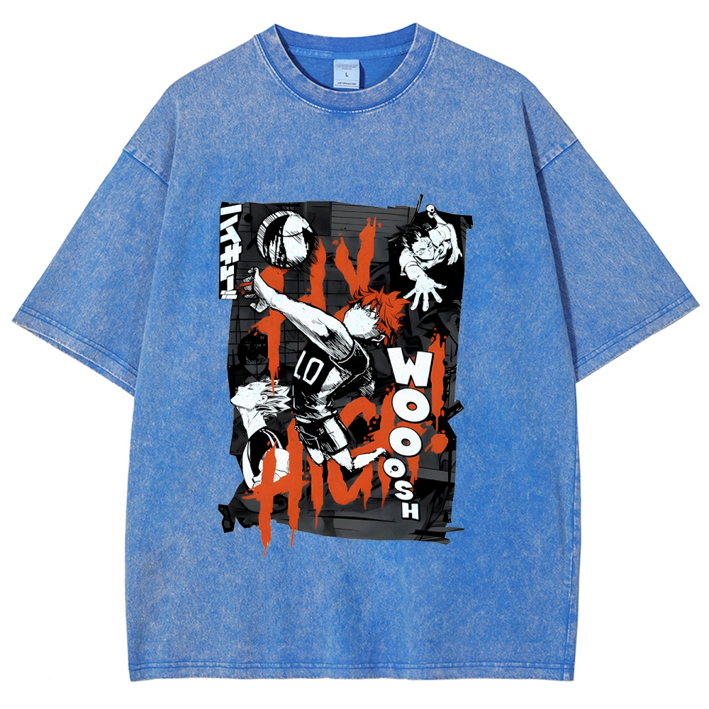 Shoyo Hinata Vintage Oversized T-Shirt | Haikyu