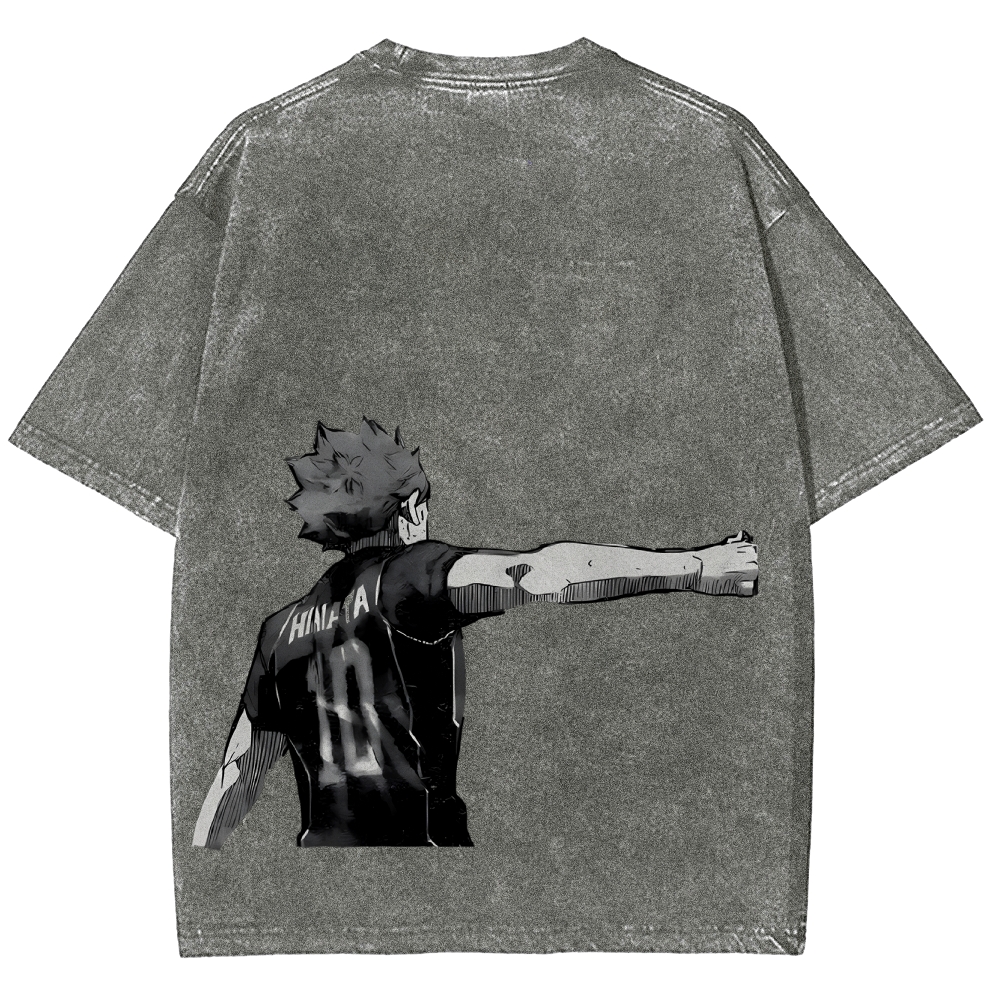 Shoyo Hinata Unisex Fit Washed T-Shirt